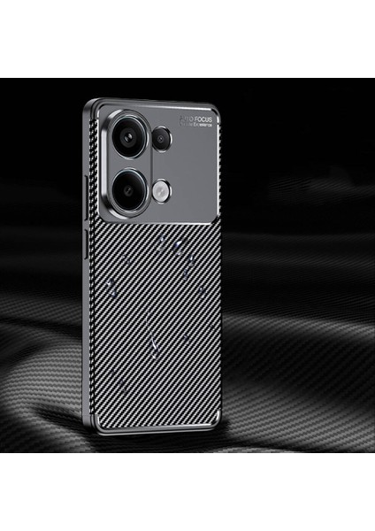 Xiaomi Redmi Note 13 4g Uyumlu Kılıf Deep Dizayn Auto Focus Karbon Görünümlü Silikon Kapak fiyatları