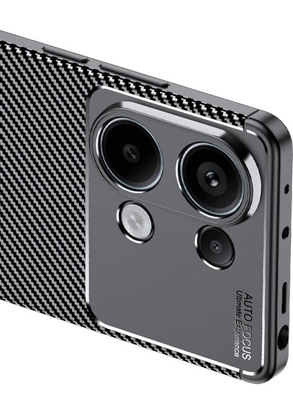 Xiaomi Redmi Note 13 4g Uyumlu Kılıf Deep Dizayn Auto Focus Karbon Görünümlü Silikon Kapak indirimleri