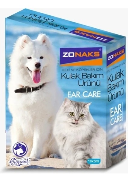 Kedi ve Köpek Kulak Bakım Ürünü 10X5 ml