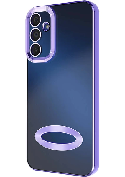 Samsung Galaxy A25 Kılıf Omega Logo Gösteren + Ekran Koruyucu