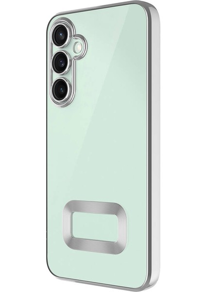 Samsung Galaxy A35 Kılıf Omega Logo Gösteren + Ekran Koruyucu