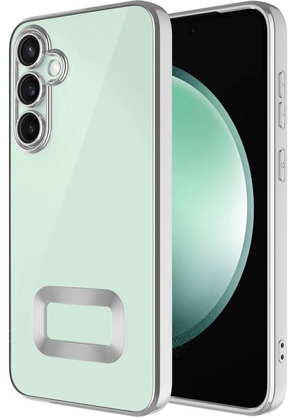 Samsung Galaxy A35 Kılıf Omega Logo Gösteren + Ekran Koruyucu