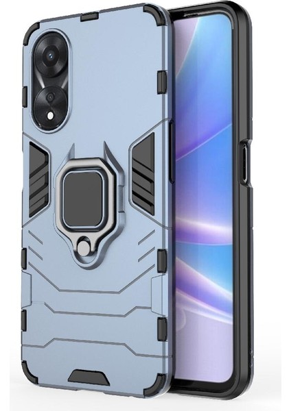 Oppo Case 5g Kickstand Için Kılıf 360 &deg; Dönen Halka Askeri Damla Koruma (Yurt Dışından)