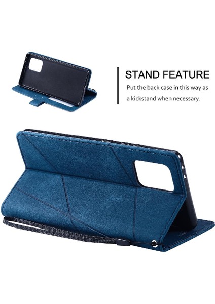 Samsung Galaxy S10 Lite Için Kılıf Pu Deri Darbeye Cüzdan Flip Folio (Yurt Dışından)