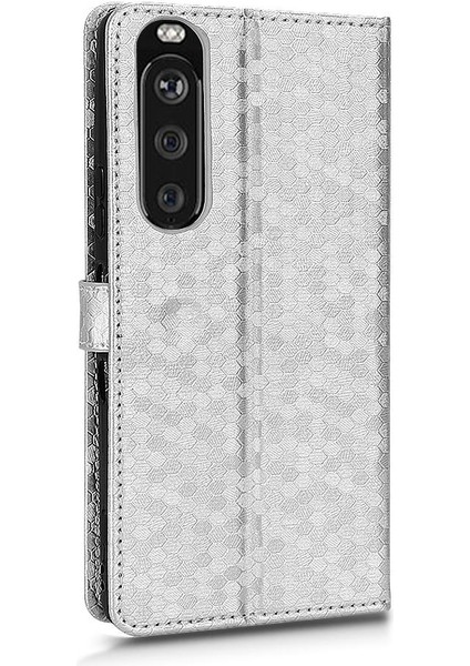 Sony Xperia 1 Iii Için Kılıf Manyetik Toka Deri Cüzdan Kapak Geometrik (Yurt Dışından) fiyatları