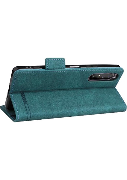 Kart Tutucu Kickstand Koruyucu Kapak Kartı ile Sony XPERIA1II Için Kılıf (Yurt Dışından) fırsatları