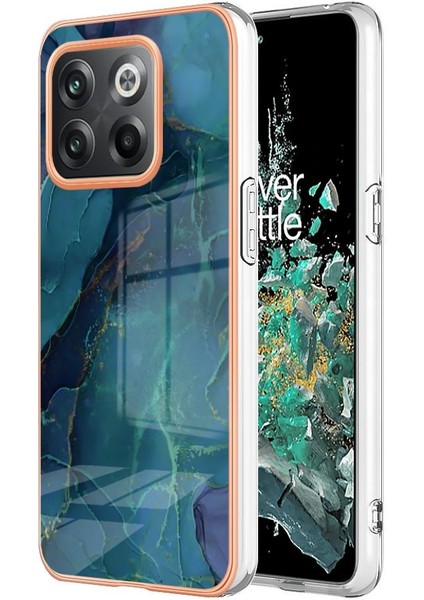 Oneplus 10T 5g Kılıf ile Uyumlu Tpu Silikon Mermer Tampon Darbeye (Yurt Dışından)