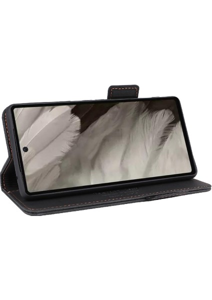 Kart Tutucu Kickstand Tam Koruma Flip ile Google Pixel 7A Için Kılıf (Yurt Dışından) fiyatları