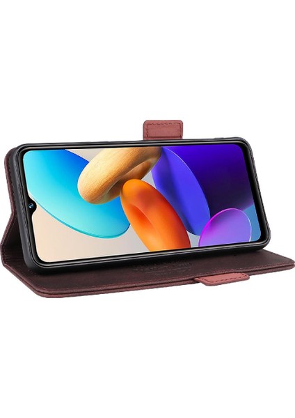 Vivo Y22S/Y35 Için Kılıf Koruyucu Kapak Kart Tutucu Kickstand ile Tam (Yurt Dışından) indirimleri