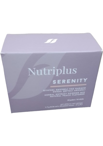 Nutriplus Serenıty Şeftalı 1.7 Grr X 30