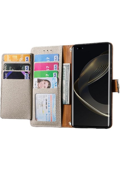 Huawei Nova 11 Için Kılıf Fermuar Cüzdan Aşk Deri Kılıf Kordon (Yurt Dışından) fırsatları