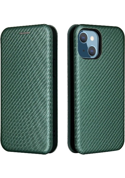 SZY Mall IPhone 13 Mini Tam Koruma Deri Folio Flip Case Manyetik (Yurt Dışından)