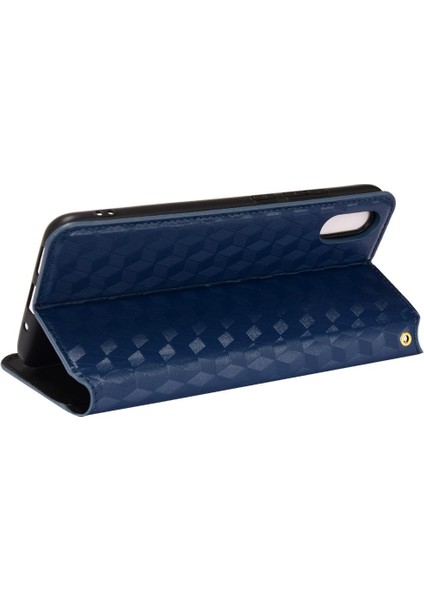 Xiaomi Redmi 9A 3D Desen Pu Deri Manyetik Kapatma Kartı (Yurt Dışından)