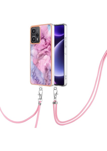 Xiaomi Poco F5 5g Kapak Yumuşak Tpu Tampon Mermer Ayrılabilir Kayış (Yurt Dışından)