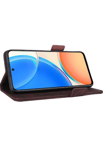 Onur X8 Deri Folio Flip Case Kart Ekleme Koruyucu Tam Için Kılıf (Yurt Dışından)