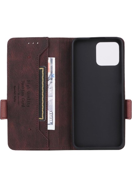 Onur X8 Deri Folio Flip Case Kart Ekleme Koruyucu Tam Için Kılıf (Yurt Dışından)