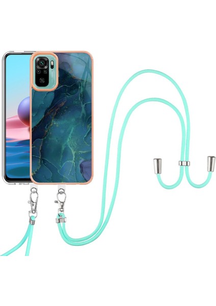 Xiaomi Redmi Için Not 10 4g/not 10S Mermer Kapak Yumuşak Tpu Tampon (Yurt Dışından)