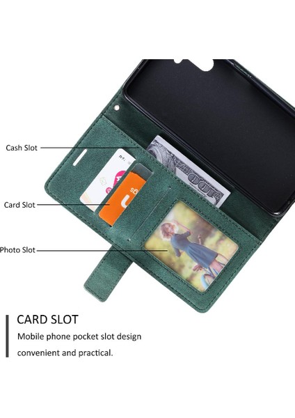 Samsung Galaxy Case 5g Kart Tutucu Için Kickstand Darbeye Cüzdan Pu (Yurt Dışından)