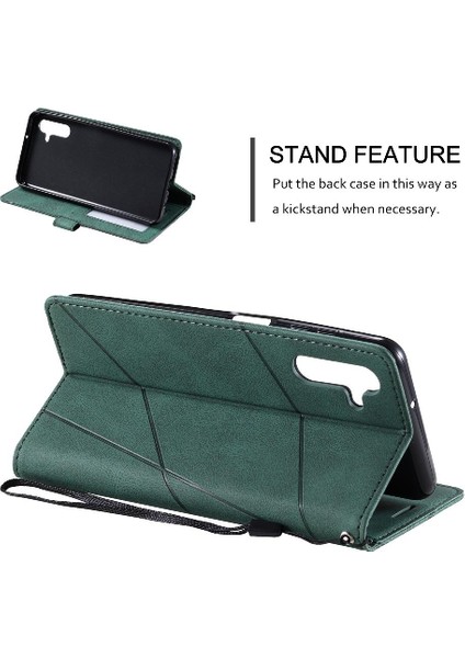 Samsung Galaxy Case 5g Kart Tutucu Için Kickstand Darbeye Cüzdan Pu (Yurt Dışından)