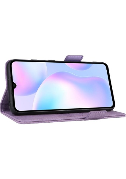 Kart Tutucu Kickstand Koruyucu Kapak ile Xiaomi Redmi 9A Için Kılıf (Yurt Dışından)