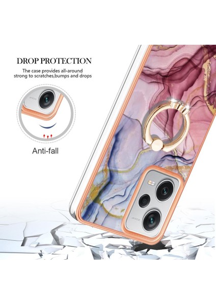 Xiaomi Redmi Için Not 12 Pro Artı Tampon Mermer Darbeye Tpu 360 &deg; (Yurt Dışından) modelleri