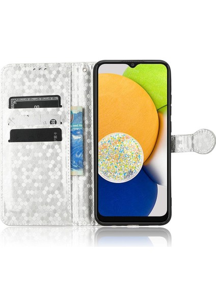 Samsung Galaxy A03 Manyetik Toka Geometrik Desen Deri Kapak Için Kılıf (Yurt Dışından) fırsatları
