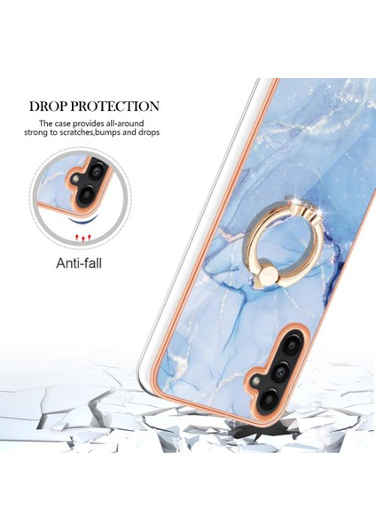 Samsung Galaxy A13 5g Için Kılıf 360 &deg; Dönebilir Halka Mermer Darbeye Tpu (Yurt Dışından) fiyatları