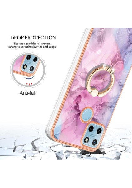 Realme C21Y/C25Y Mermer Darbeye Dayanıklı Tpu Silikon 360 &deg; Dönebilir (Yurt Dışından) indirimleri