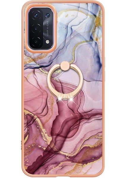 Oppo A93 5G/A93S 5g Tampon Için Kılıf 360 &deg; Dönebilir Yüzük Mermer Darbeye (Yurt Dışından) fiyatları
