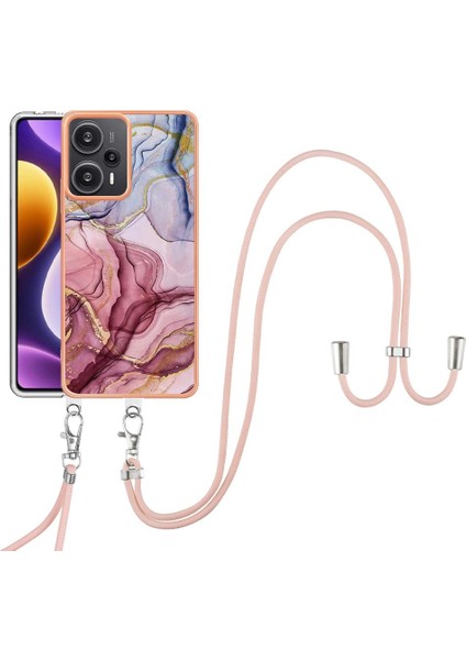 Xiaomi Poco F5 5g Kapak Yumuşak Tpu Tampon Mermer Ayrılabilir Kayış (Yurt Dışından)