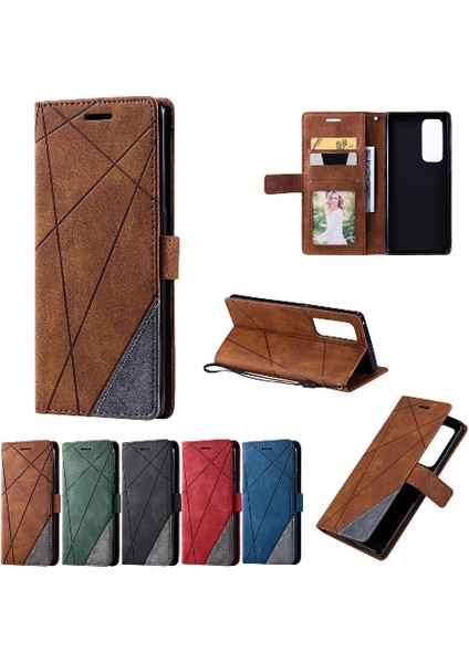 Oppo Oppo 5 Pro Artı 5g Kart Tutucu Için Kickstand Cüzdan Flip Folio (Yurt Dışından) modelleri