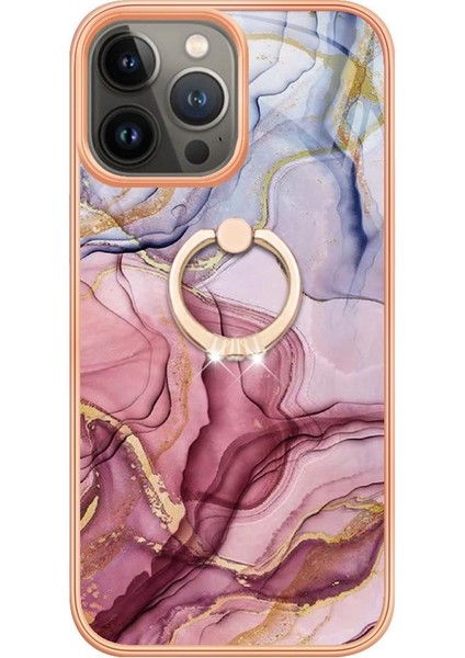 IPhone 13 Için Kılıf Pro Max Mermer Darbeye Tpu Silikon 360 &deg; Dönebilir (Yurt Dışından)