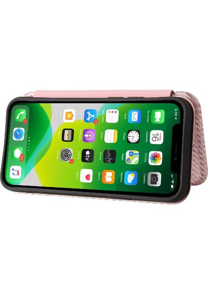 IPhone 13 Mini Tam Koruma Deri Folio Flip Case Manyetik (Yurt Dışından)