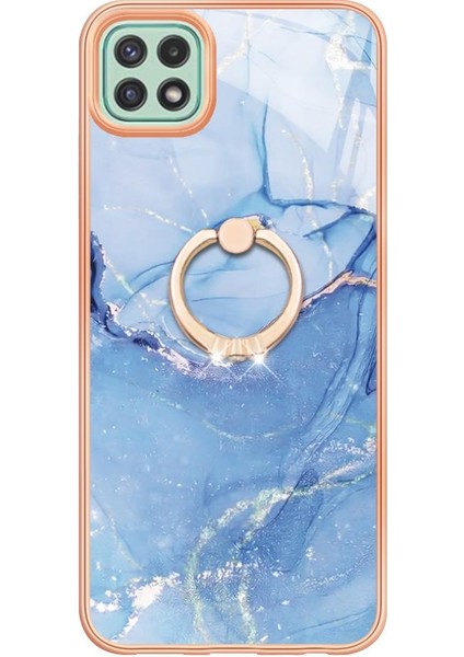 Samsung Galaxy A22 5g Tampon 360 &deg; Dönebilir Halka Mermer Tpu Için Kılıf (Yurt Dışından) fiyatları