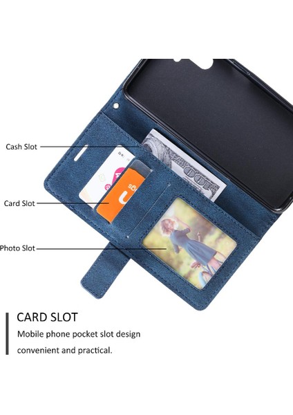 Samsung Galaxy Case 5g Kart Tutucu Için Kickstand Darbeye Cüzdan Pu (Yurt Dışından)