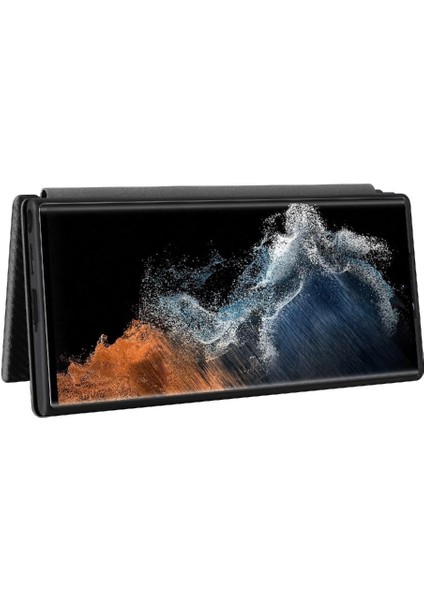 Samsung Galaxy S22 Ultra Deri Folio Flip Case Kart Ekleme Için Kılıf (Yurt Dışından) fırsatları