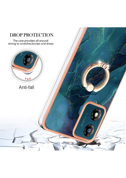 Motorola Moto E13 Tampon Mermer Darbeye Dayanıklı Tpu Silikon 360 &deg; Halka (Yurt Dışından) modelleri