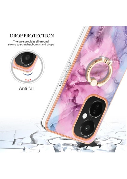 Oneplus Nord Ce 3 5g Mermer Darbeye Tpu Silikon 360 &deg; Halka (Yurt Dışından)