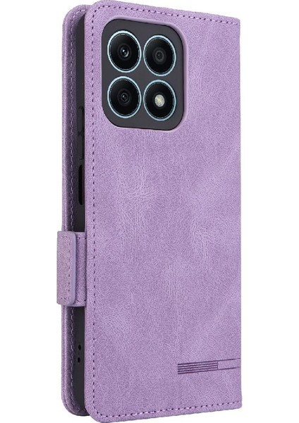 Kart Tutucu Kickstand ile Onur X8A Deri Folio Flip Case Için Kılıf (Yurt Dışından) fiyatları