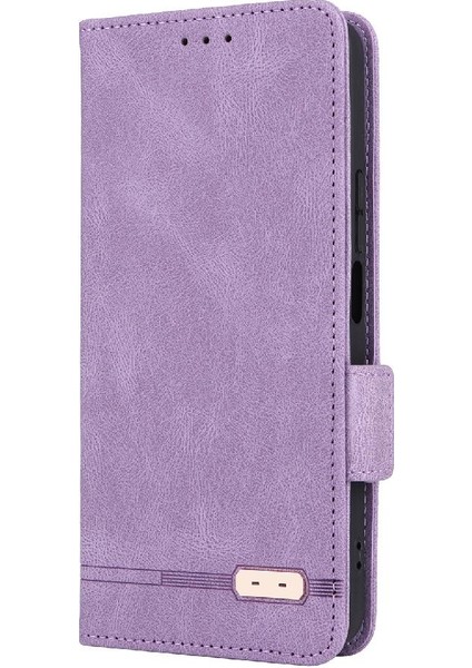 Kart Tutucu Kickstand ile Onur X8A Deri Folio Flip Case Için Kılıf (Yurt Dışından) modelleri