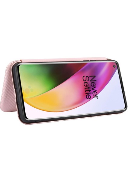 Kart ile Oneplus 8 Deri Folio Flip Case Tam Koruma Için Kılıf (Yurt Dışından)