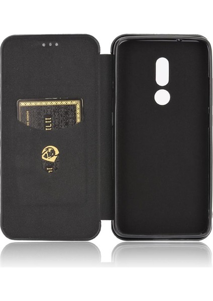 Kart Tutucu Kickstand Deri Folio Flip Case ile Nokia C3 Için Kılıf (Yurt Dışından) modelleri
