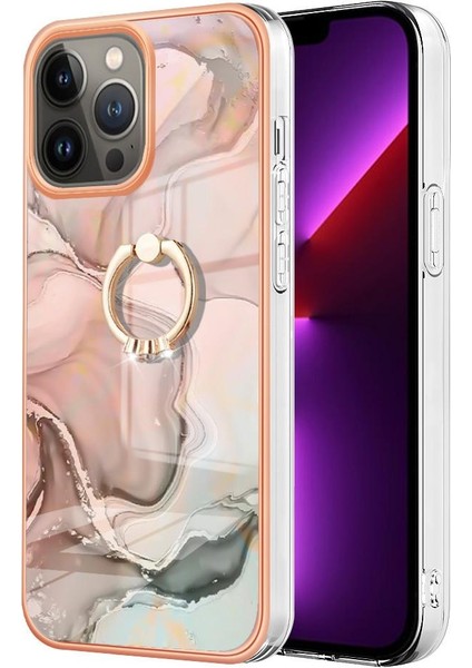 IPhone 13 Için Kılıf Pro Max Mermer Darbeye Tpu Silikon 360 &deg; Dönebilir (Yurt Dışından)