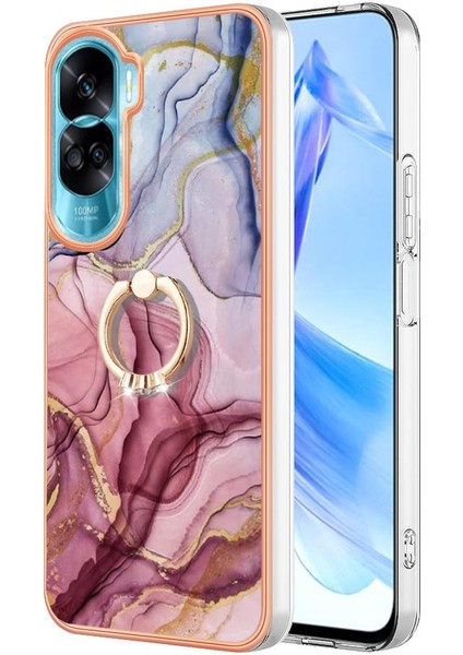 Onur Için Kılıf 90 Lite 5g Tampon 360 &deg; Dönebilir Halka Mermer Darbeye Tpu (Yurt Dışından) modelleri