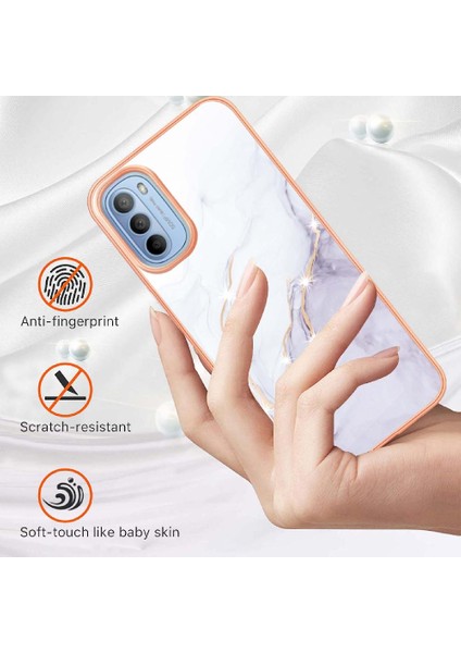 Motorola Moto G31/G41 Mermer Desen Ince Tpu Koruma Yumuşak (Yurt Dışından) fiyatları