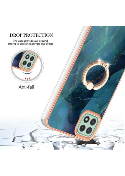 Samsung Galaxy A22 5g Tampon 360 &deg; Dönebilir Halka Mermer Tpu Için Kılıf (Yurt Dışından) modelleri
