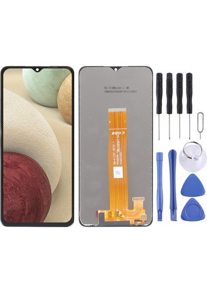 Samsung Galaxy A12/A12 NACHO/A02 SM-A125 SM-A127 SM-A127 Için Oem LCD Ekran Sayısallaştırıcı Tam Embly (Yurt Dışından)