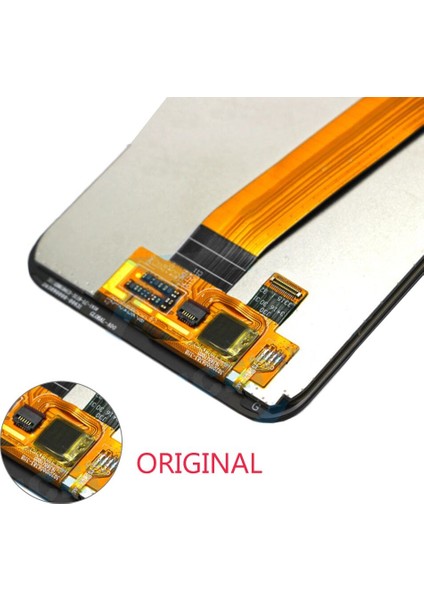 Pls Tft LCD Sayısallaştırıcı Tam Embly (Flex Kablosu Dar) (Siyah) ile Galaxy A01 Için (Yurt Dışından)