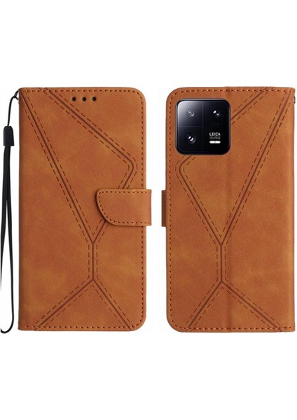 Xiaomi 13 Pro Telefon Kılıfı Dikiş Kabartmalı Yüksek Kaliteli Tpu Yumuşak (Yurt Dışından)