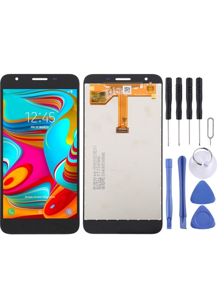 Galaxy A2 Core A260F/DS Için LCD Ekranı Dahil, Sayısallaştırıcı Tam Embly (Siyah) ile A260G/DS (Yurt Dışından)